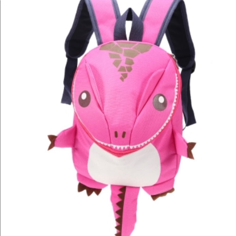 Kids Dinosaur Backpack, Pink